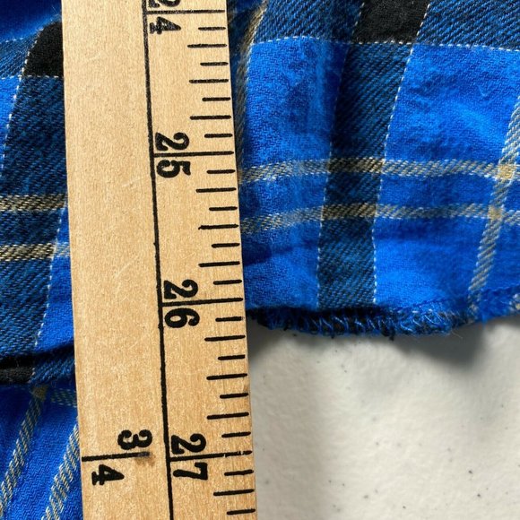 Wrangler Men's Size Medium Pearl Snap Plaid - Picture 6 of 6